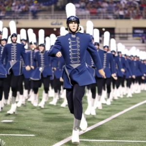 Definitely not the Bluecoats Drum and Bugle Corps 
